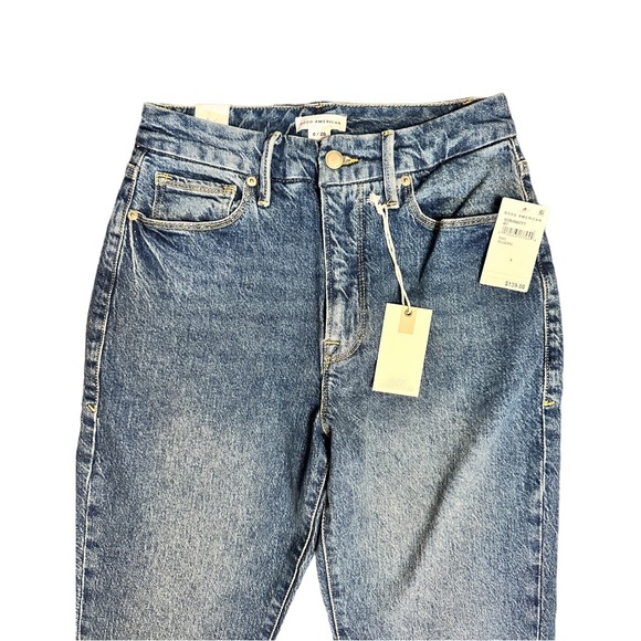Good American Good Classic Jeans High Rise Size 6/28 - Picture 3 of 8